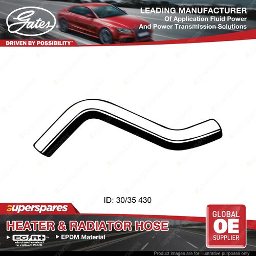 Gates Upper Radiator Hose for Mazda 626 GW GF FS 1.8L 2.0L 1997-2002