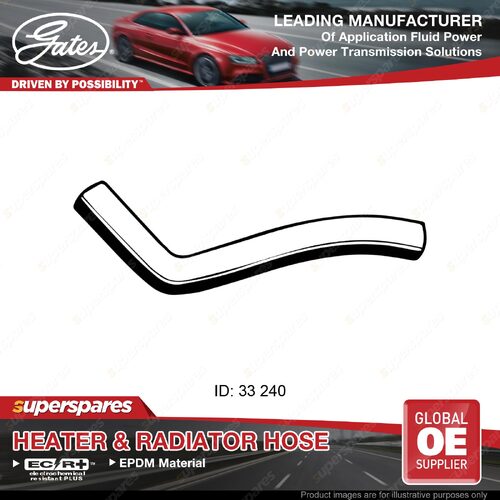 Gates Upper Radiator Hose for Toyota Hilux LN147 LN167 LN172 5L-E 5L 3.0L