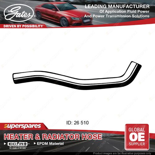 Gates Lower Radiator Hose for Toyota Starlet EP91 4E-FE 1.3L 1996-1999 510mm