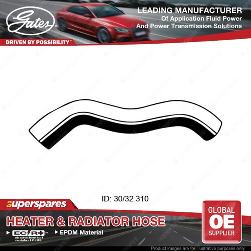 Gates Upper Radiator Hose for Holden Rodeo TFR30 C22NE 2.2L 87KW 98-03