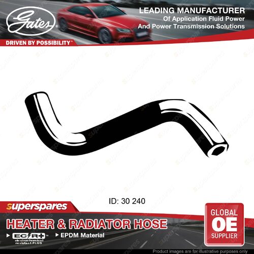 Gates Lower Radiator Curved Hose for Toyota Corona ST171 2.0L 1987-1992