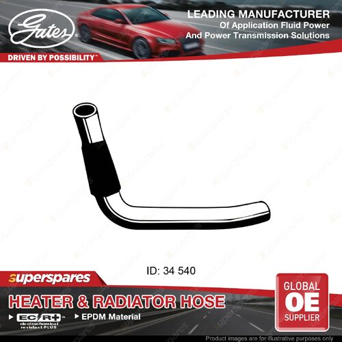 Gates Lower Radiator Hose for Mitsubishi Pajero Io QA 1.8L 03/99-09/01