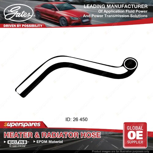 Gates Lower Radiator Hose for Nissan Vanette C120 C20 1.2L 1982-1984