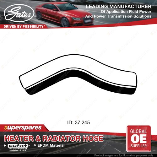 Gates Upper Radiator Hose for Toyota 4 Runner Hilux Surf KZN130 185 Hiace KZH132