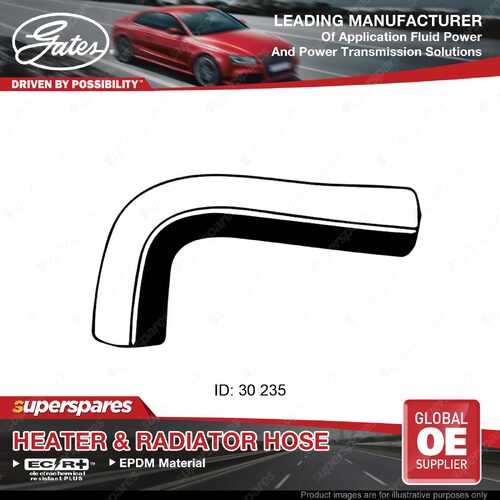 Gates Lower Radiator Hose for Mazda Mx-5 NA 1.6L B64F 8AN1 1989-1997