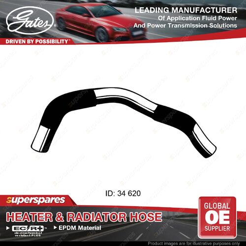 Gates Lower Radiator Hose for Mitsubishi Pajero NM NP 2.8L 05/00-07/02