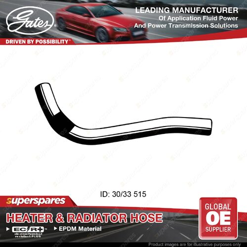 Gates Upper Radiator Hose for Toyota Corolla ZZE 120 121 122 123 Avensis ZZT251