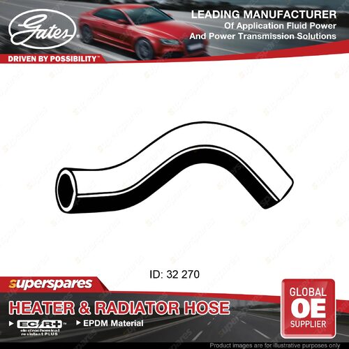 Gates Upper Radiator Curved Hose for Daewoo Nubira J100 J150 J153 2.0L