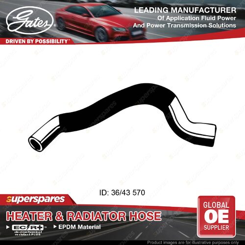 Gates Lower Radiator Hose for Jeep Grandcherokee ZJ ERH MX S01 4.0L 94-99