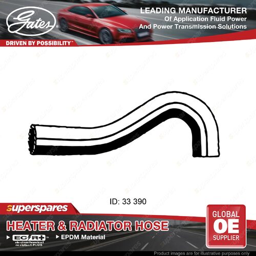 Gates Upper Radiator Hose for Suzuki Swift MZ EZ M15A M16A RS413 1.3L 1.5L 1.6L