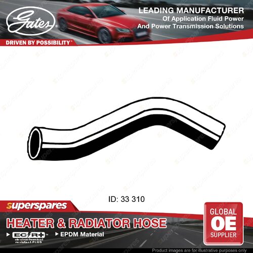 Gates Lower Radiator Hose for Suzuki Swift MZ EZ M15A M16A RS413 1.3L 1.5L 1.6L