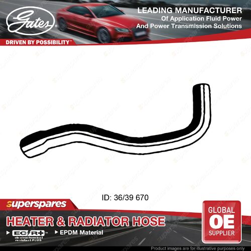 Gates Lower Radiator Hose for Toyota Landcruiser UZJ200 4.7L 08/07