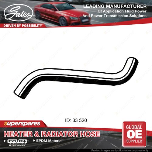 Gates Lower Radiator Hose for Holden Viva JF F18D3 1.8L from radiator