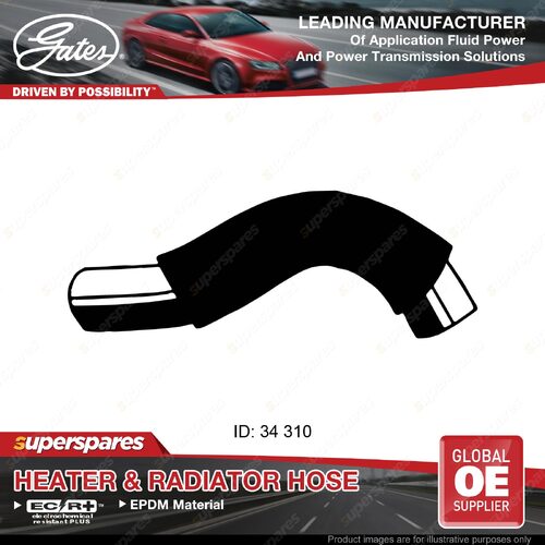 Gates Lower Radiator Hose for Nissan Navara D22 ZD30 3.0L 110KW 310mm