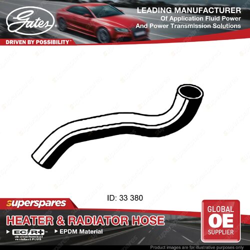 Gates Lower Radiator Curved Hose for Nissan Tiida C11 1.8L 2006-2013