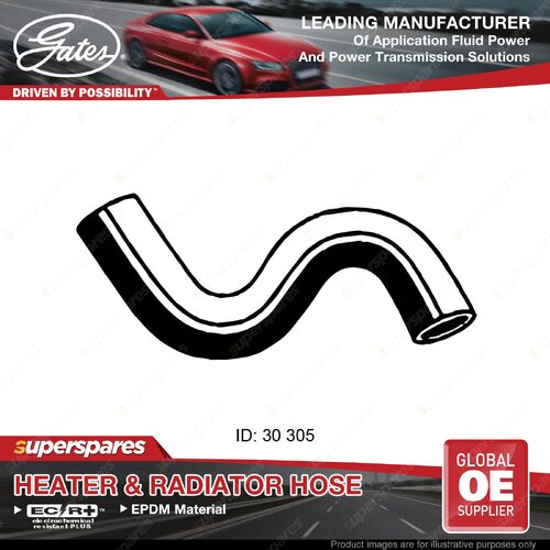 Gates Upper Radiator Hose for Toyota Yaris NCP93 NCP91 NCP131 Vitz NCP91 1.5L