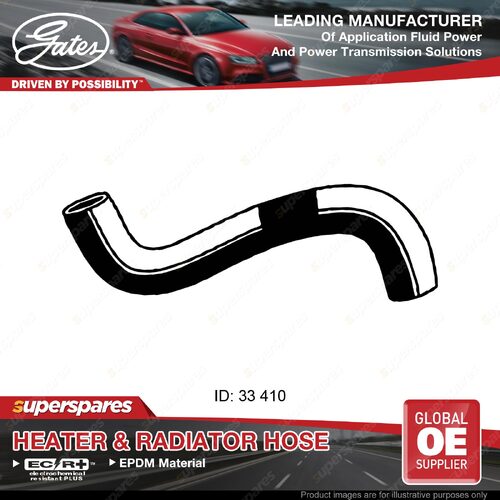 Gates Upper Radiator Hose for Toyota Corolla ZZE152 ZRE152 2ZR-FE 2ZR-FAE