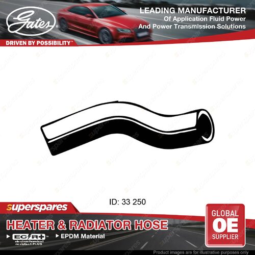 Gates Upper Radiator Hose for Toyota Hilux GGN15 GGN25 1GR-FE 4.0L 250mm