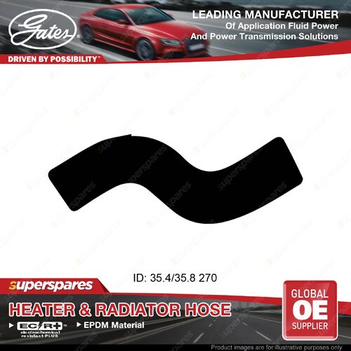 Gates Upper Radiator Hose for Isuzu D-Max TFR TFS 4JJ1-TC 3.0L 120KW