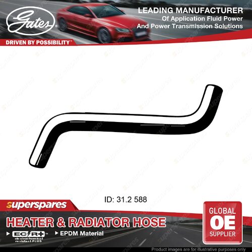 Gates Lower Radiator Hose for Kia Cerato LD G4GC Manual 2.0L 105KW