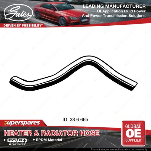 Gates Lower Radiator Hose for Kia Grand Carnival VQ 2.7L 06/06-06/09