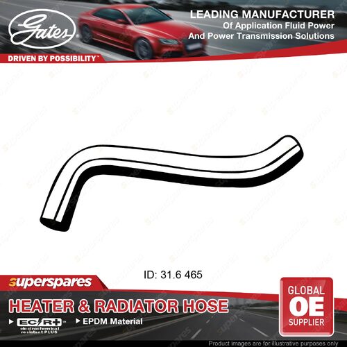 Gates Upper Radiator Hose for Hyundai Getz TB G4EA 1.3L 60KW 61KW 63KW 2003-2007