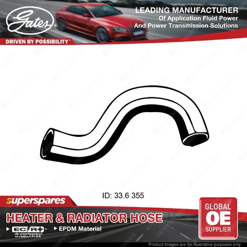 Gates Upper Radiator Hose for Hyundai Iload TQ Imax TQ H1 TQ D4CB 2.5L