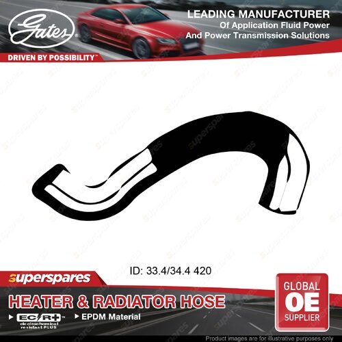 Gates Upper Radiator Hose for Holden Astra AH Z19DTH Z19DT 1.9L 06-10