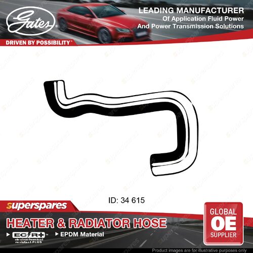 Gates Upper Radiator Hose for Ford Courier PH 1V 4.0L 154KW 02/05-12/06