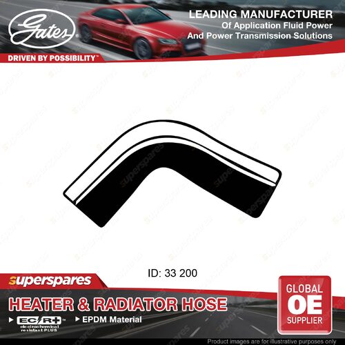 Gates Upper Radiator Hose for Holden Barina XC Combo XC Z 14 XEP 1.4L