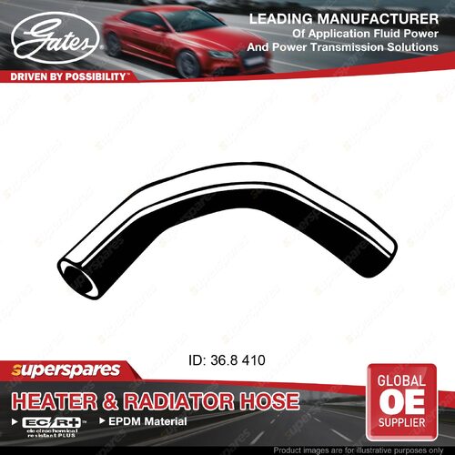 Gates Upper Radiator Hose for Holden Frontera UES 3.2L 08/98-04/04