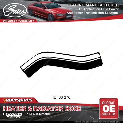 Gates Upper Radiator Hose for Nissan Navara D22 VG30E VG33E 3.0L 3.3L