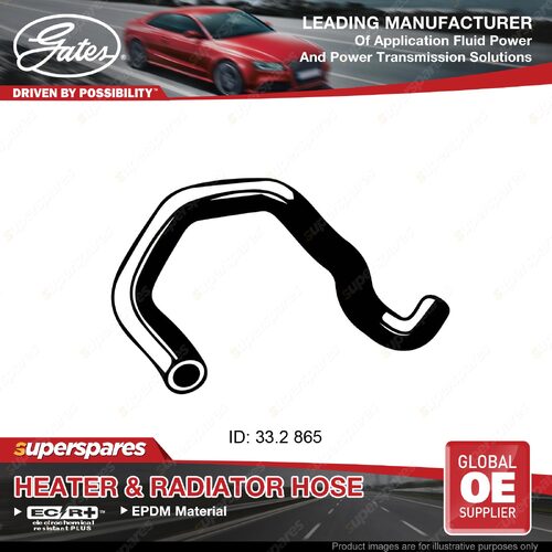 Gates Lower Radiator Curved Hose for Nissan Navara D22 YD25D 2.5L 98KW