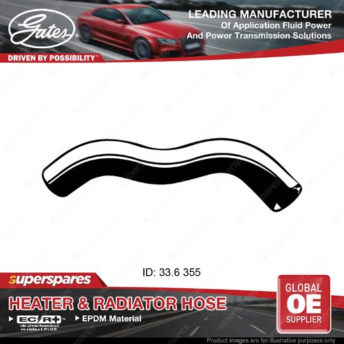 Gates Upper Radiator Hose for Kia Sorento XM D4HB 2.2L 145KW 2009-2015