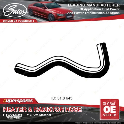 Gates Lower Radiator Curved Hose for Ford Transit VH VJ 2.4L 2000-2006