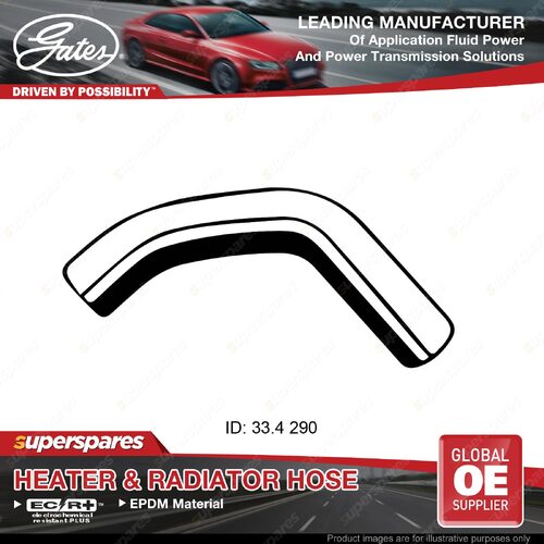 Gates Upper Radiator Hose for Mitsubishi Triton ML MN 3.2L 07/06-08/09