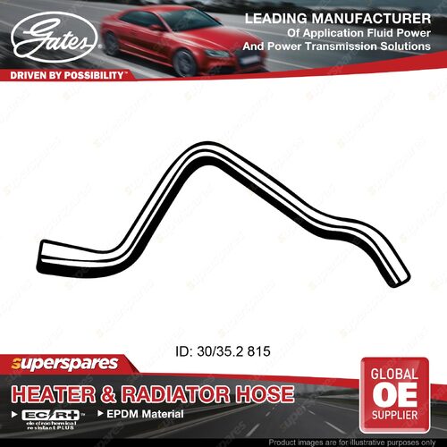 Gates Upper Radiator Curved Hose for Volvo V70 875 876 2.4L 106KW 95-00