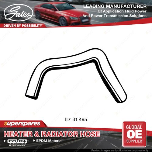 Gates Upper Radiator Hose for Audi A3 8P1 8PA Hatchback 2.0L 05-08