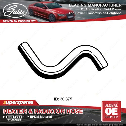 Gates Upper Radiator Hose for Daihatsu Terios J100 1.3L 07/97-10/00