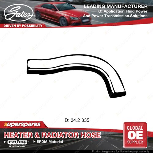 Gates Upper Radiator Hose for Mitsubishi Pajero NH NJ NK NL 2.8L 93-07/97