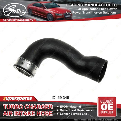 Gates Turbo Air Intake Hose Cold side for Audi A3 8PA 8P1 8P7 TT 8J3 8J9 349mm