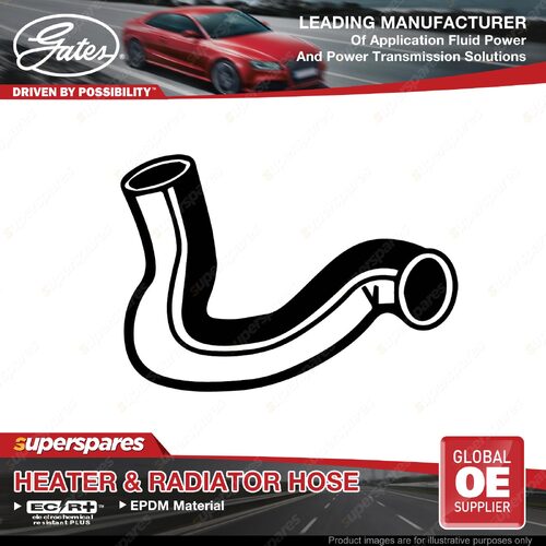 Gates Heater Hose for Toyota 4 Runner VZN130 3.0L 3VZE Valve to Mtr 1990-91