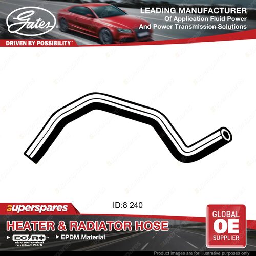 Gates Heater Hose for Toyota Camry VDV10R 3VZFE 3.0L 1993-1995 Length 240mm