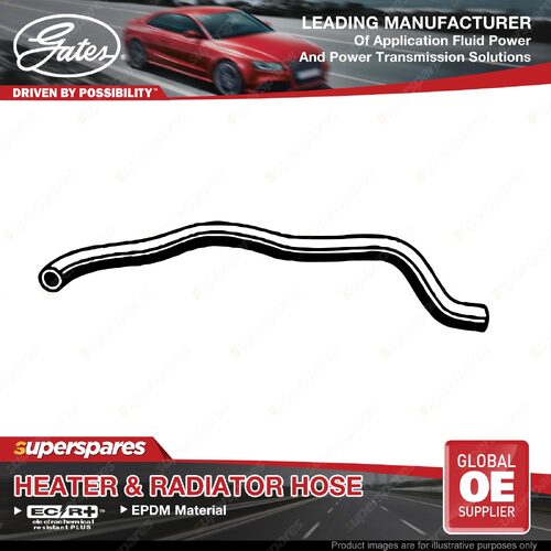 Gates Heater Hose for Honda Prelude BA 2.0L 4 Cyl 12v SOHC EFI A20A4 1985-1987