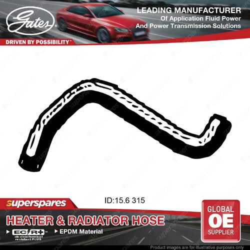 Gates Heater Hose for Nissan Datsun Patrol GQ 2.8L RD28T Heater Front 1