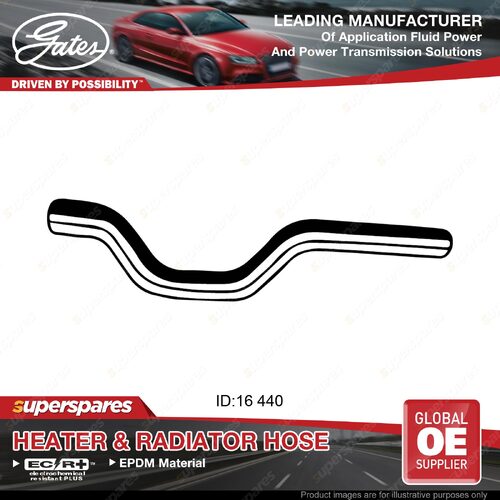 Gates Heater Hose for Mazda Eunos 6 GG 2.3L L3 2003-2007 Length 440mm