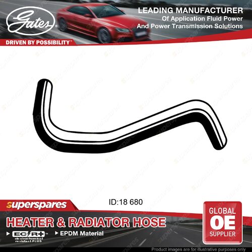 Gates Heater Hose for Mazda Eunos 3 BK 2.3L L3 2004-2009 Length 680mm