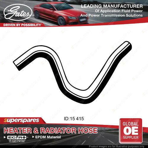 Gates Outlet Heater Hose for Subaru Forester SG Impreza WRX G11GD 2.0L 2.5L