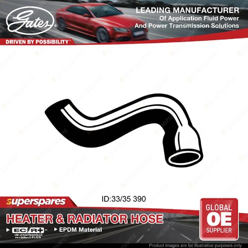 Gates Lower Radiator Hose for Ford Cortina MK II 1.3L 1.5L 1.6L 390mm