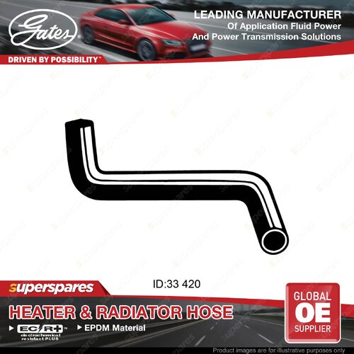 Gates Lower Radiator Hose for Toyota Hilux RN20 Corona RT118 RT80 RT81